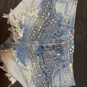 One X One Teaspoon Jean Shorts